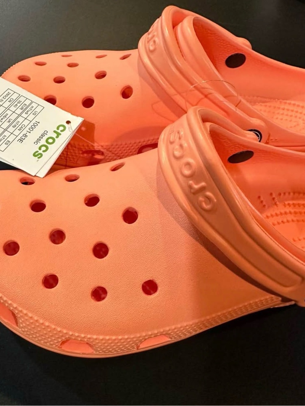 CROCS Classic Clog in Coral Pink - Picture 2 of 2
